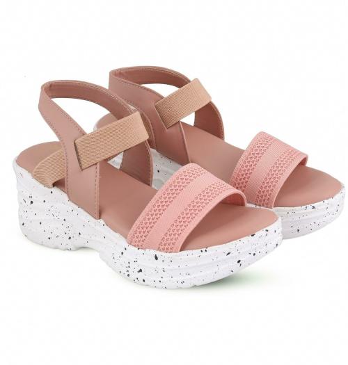 Madam Glorious Women Wedges Pink