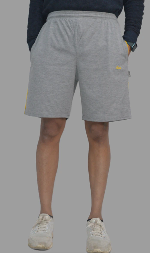 STCCLASSIC GREY SHORTS NIKKER HOSIERY WITH 2 POCKETS FOR MEN'S | REGULAR FIT WEAR | GREY SHORTS | COMFORTABLE SHORTS. | DAILY FIT WEAR.