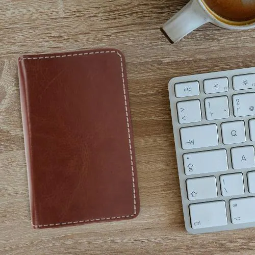 WOOD BAZAR Men Dack Brown Genuine Leather Regular Size