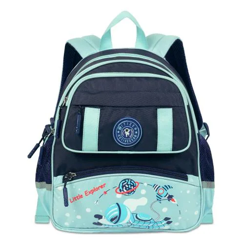 Citizen Camellia Kids School Backpack | 12.5L Polyester Unisex Casual Backpack/Daypack/Travel Backpack/School Bag for Boys & Girls - Blue