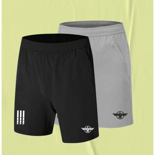 BIOSTEX Mens Combo Pack 2 Polyester Yoga Short Men Summer Running Gym Sports Shorts with Pockets Shorts for Men
