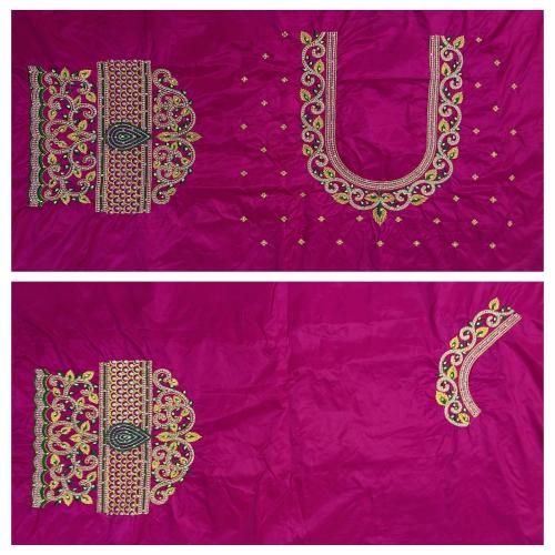 VLipcartz Women Blouse Piece (Unstitched) Heavy Embroidery