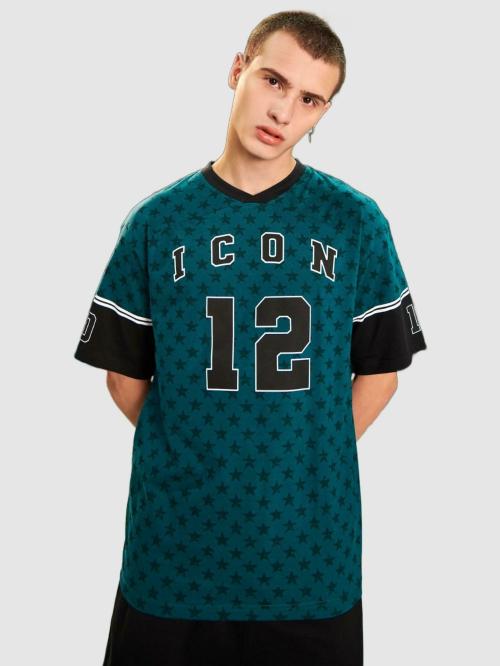 Men's Green Gru All Over Printed Oversized T-shirt