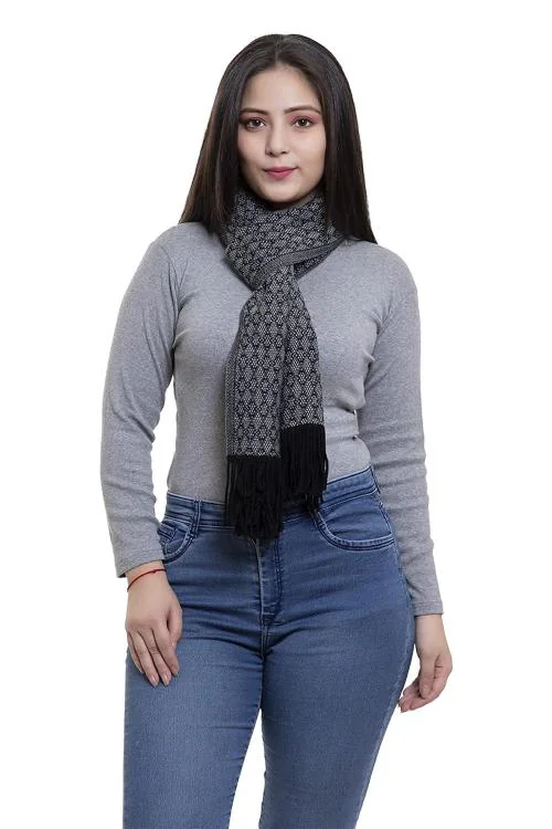 Yarnsmith Men And Women Acrylic Stylish Winter Casual Wear Muffler, 170 X 30 Cm