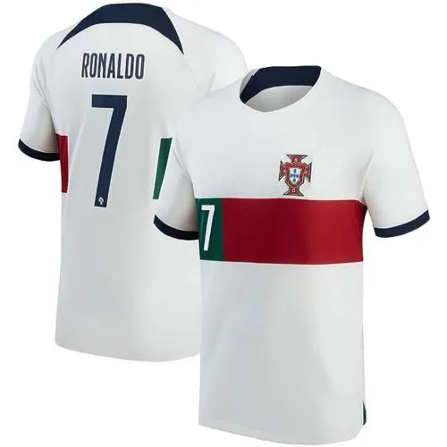 Teky Portugal Away Football Ronaldo 7 Jersey 2023-24 for Men and Boys