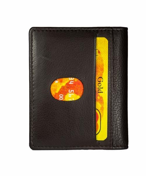 RSK Leather Co Premium Leather RFID Bifold Men's or Women's Wallet Debit Credit Card Holder - Brown