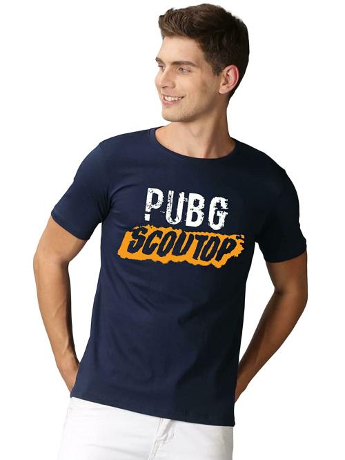 ARRYN Pubg Printed Tshirts for Men Stylish DarkBlue