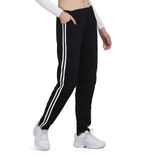 Women Track Pant Regular Fit Combo lower Black & WHITE