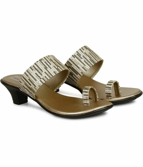 Buy TWINSSHOE Copper Kitten Heel for Women Online at Best Prices in