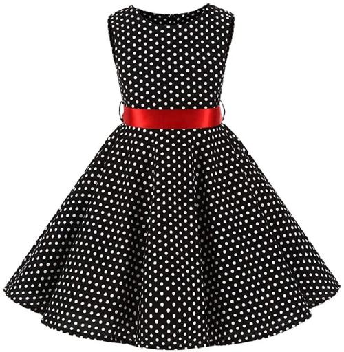 ReemJheem Girls White and Black Net Gowns