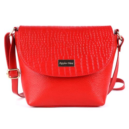 AYPIO DIER Ladies Leather Sling Bags | Red Leather Cross body Bag for girls / women | Anniversary, Rakshabandhan, Wedding Reception Gifting | ADI038