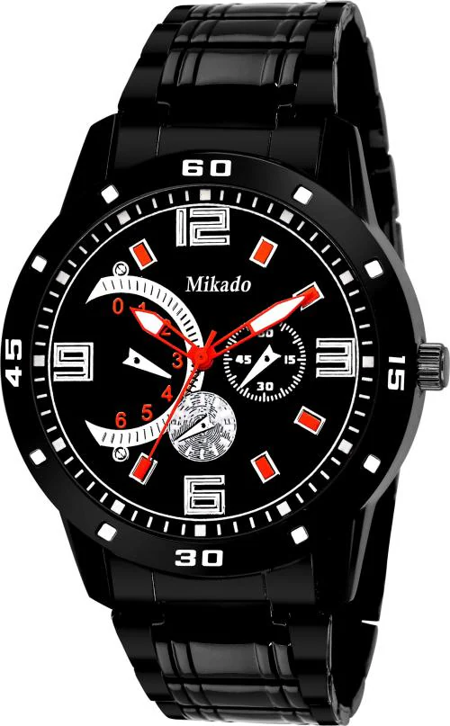 Buy Mikado Analog Black Watch For Men Online at Best Prices in India