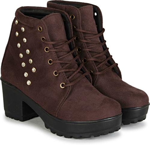 Abon Shoes Brown Women's Boots