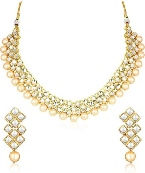 Buy SAMC GoldPlated Zinc Fashion Jewellery Set Multi Color Online at