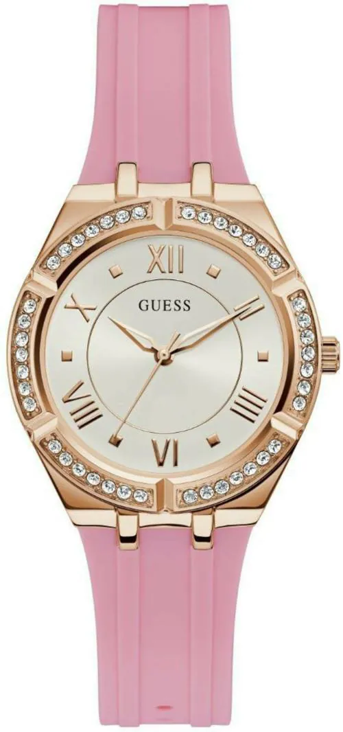 Guess Analog Rose Gold Watch For Girls (Gw0034L3)