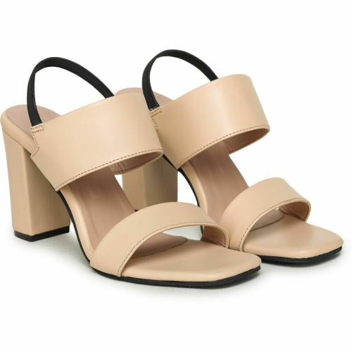 Buy Trase Cream Block Heel for Women Online at Best Prices in India