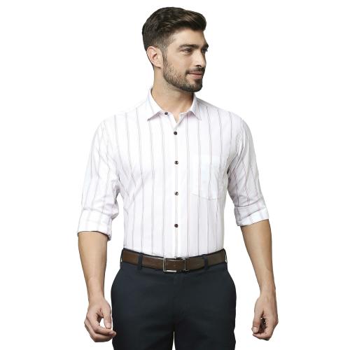 Park Avenue Men Medium Maroon Formal Shirt