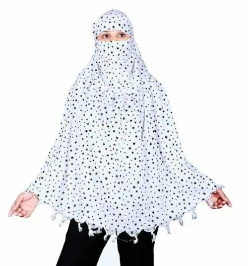 OM SHREE FASHION Scarf Cum Mask Universal Size,Face covering scarf, Dupattas, Scarves ,Usable for vehicle Driver for sunlight UV protection White Printed Design For Girl & Women