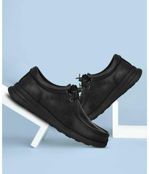 Carlo Romano by Wasan Shoes Casuals For Men (Black)
