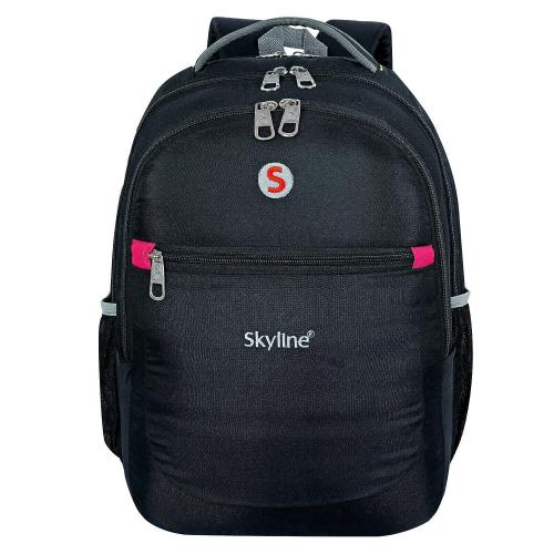 Skyline 40L Laptop Backpack Travel Office/College/School Bag For Men and Women (BLACK) lBlack