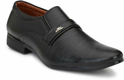 John Karsun Men Black Formal Shoes