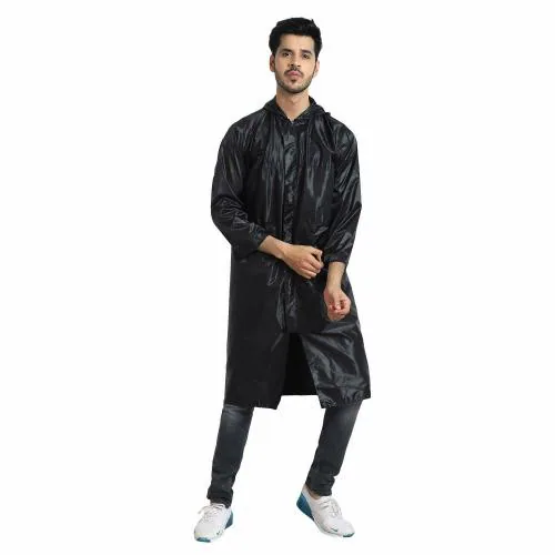 N G Products Men's & Women's Solid Rain Coat/Overcoat with Hoods and Side Pocket 100% Waterproof raincoat for Men/Women