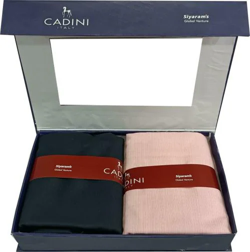 Siyaram's Men Wine Solid Cotton Shirt & Trouser Fabric