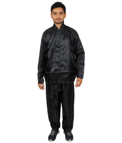 N G Products Men/Women Stylish Raincoat/Rainwear/Rainsuit/barsaati/Overcoat with Hoods and Side Pocket 100% Waterproof rain Suit for Men/Women