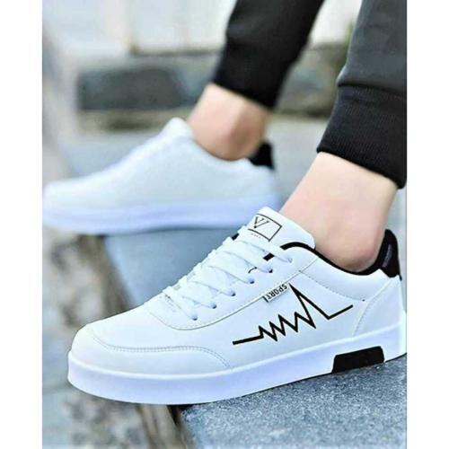 T-Rock Stylish Men's White Casual Shoes