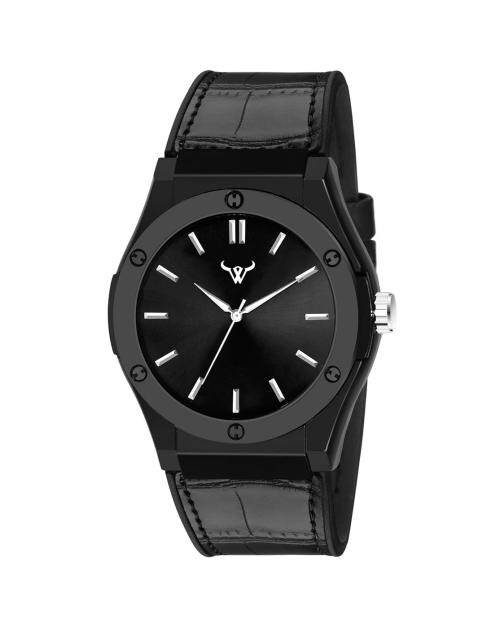 Wild world Lifestyle Super Special Full Black|Analog Quartz Movement Wrist Watch|colour:-black