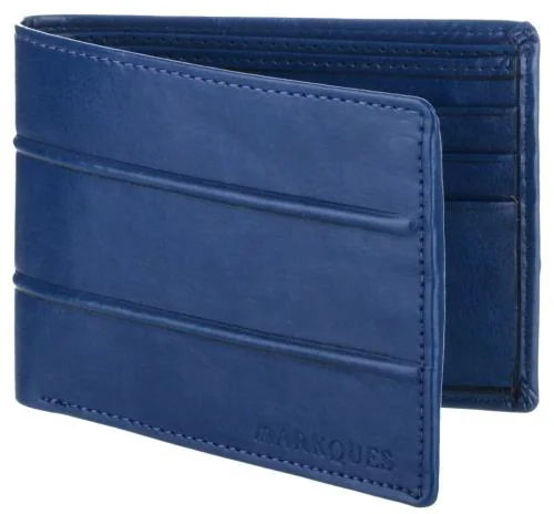 Markques Berlin Blue Leather Men Wallet BER-4405