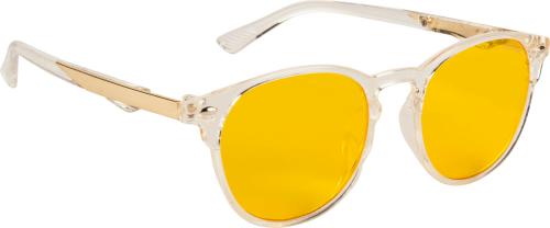 Voyage Uv Protection Round Full-Frame Yellow Unisex Sunglasses (Men and Women)