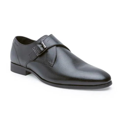 Red Tape Men Black Monk Shoes