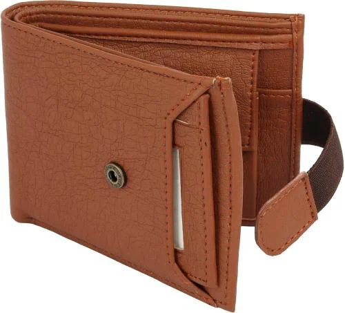 Wildedge Tan Artificial Leather Wallet For Men