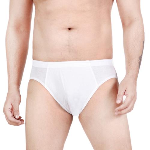 Madan Classic Men's Cotton Brief White Pack of 2 - 100 cms