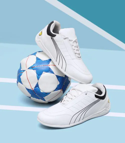 Groofer Synthetc White Sneaker for Men || Comfortable|| Pum Shoe