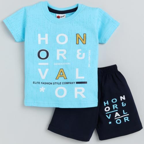 Mars Infiniti Blue Color t shirt and Half Pant set for kids For Boys | kids wear | t shirt for kids | t shirt for boys | t shirt | tshirt | tshirt boys | boys tshirt | boys t tshirts | boys dress | tshirts | t shirts