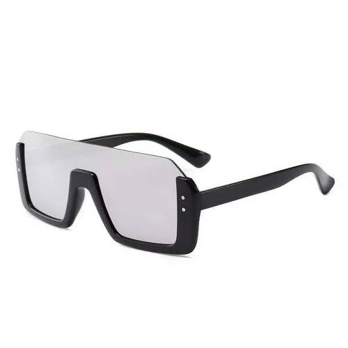 Buy Phenomenal Fashion Square Unisex Half Rim Sunglass inspired from