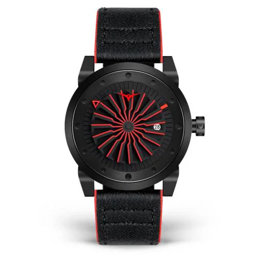 ZINVO BLADE CORSA Automatic Black Turbine Round Dial Men's Watch - 142