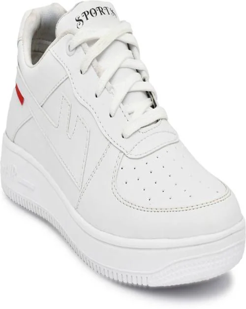 Funny Fire Synthetic| Lightweight| Premiun| Comfort| Summer Tendy|Outdoor| Sneakers For Men Sneakers For Men (White)