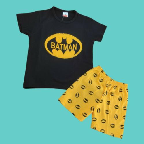 SARGO 7 Baby Boys & Baby Girls Casual T-shirt Shorts (Black)