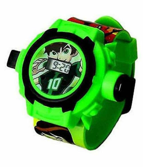 MVS LED Digital Projector Kids Watch With 24 cartoon images-Ben10