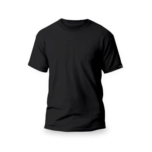 Whats Down Men And Women Black Hole Cotton T-Shirt (S)