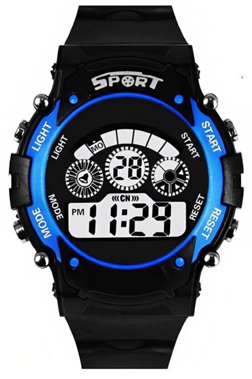Muskan Enterprise New Stylish Blue Sports Digital Kids Watch ( Pack Of 1 )