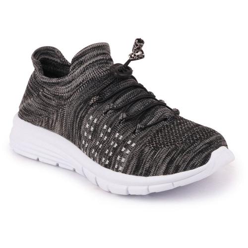 FAUSTO Men Grey Sports Lace-Up Outdoor Running Shoes