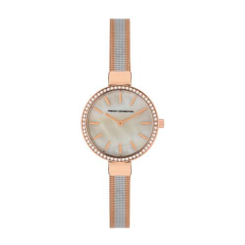 French Connection Analog Pink Dial Women's Watch-FCL0003D