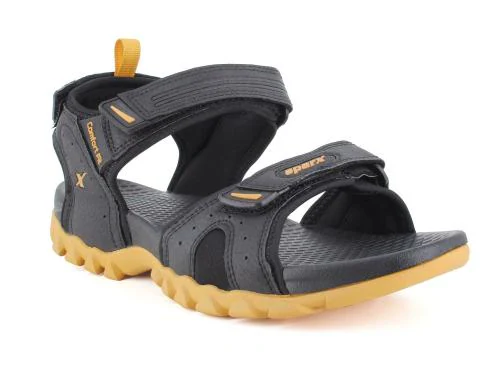 SPARX Black Sandals SS-563 For Men