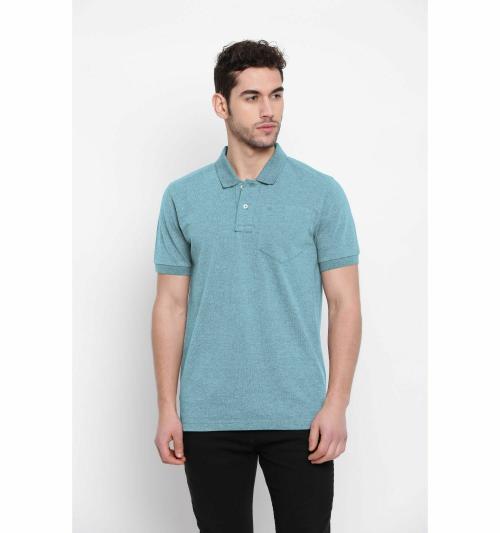 Poomer Polo Light Blue Cotton T-Shirt