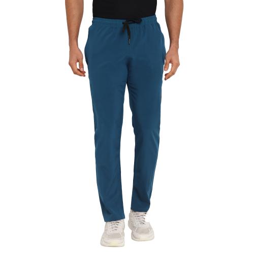 FURO SPORTS BY RED CHIEF Regular Fit Poly Lycra Teal Solid Sports Track Pant for Men