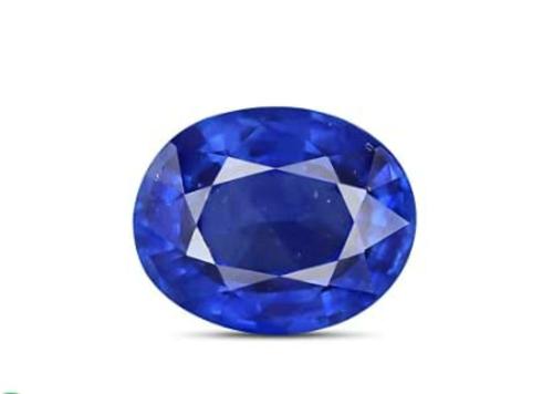 The Gallery of Gemstone 4 Carat Precious and Authentic Blue Sapphire Stone IGL Certified